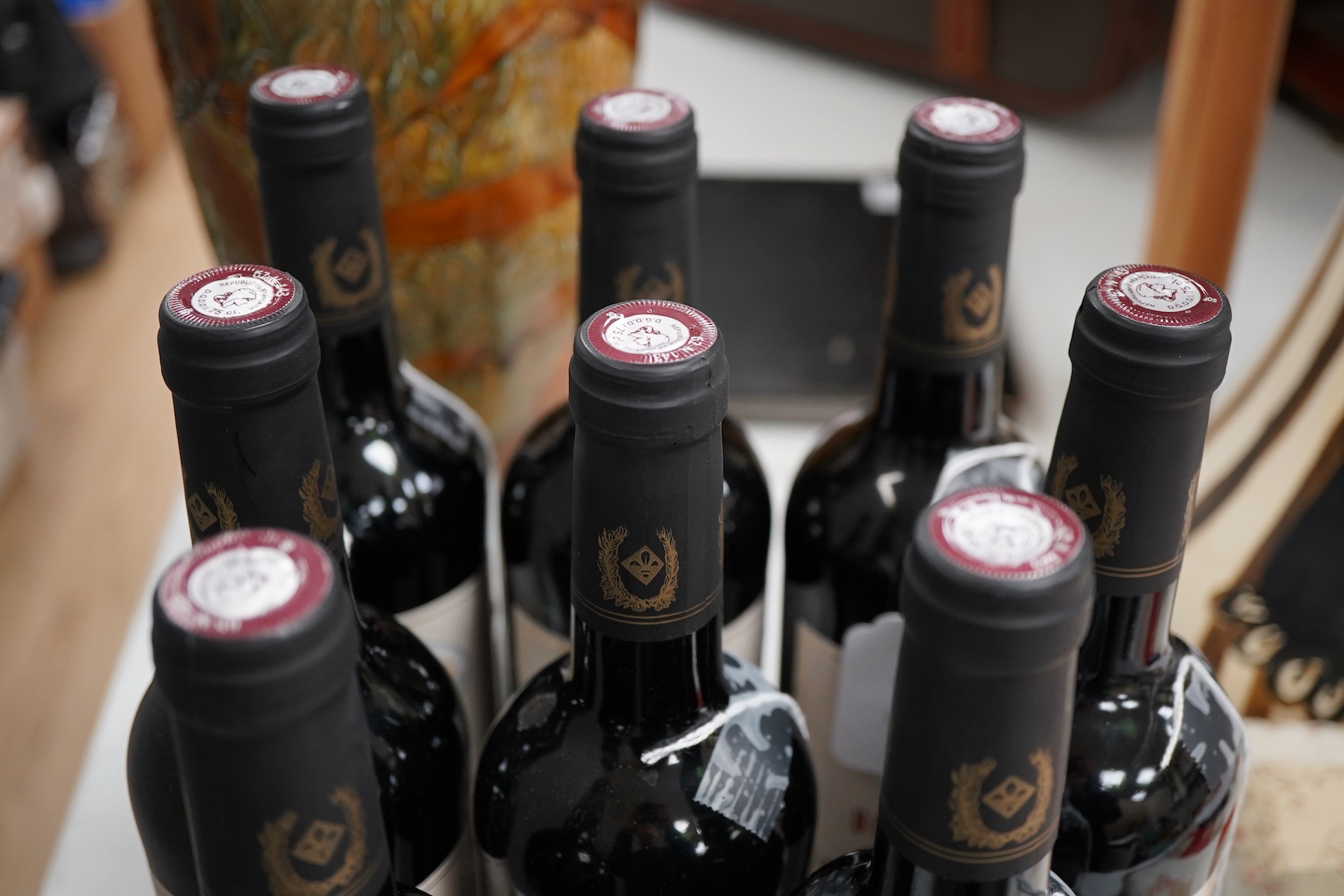 Eight bottles of Bordeaux Chateau Les Marias, 2024